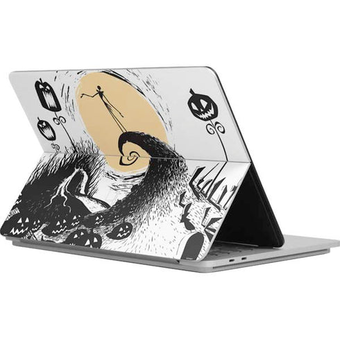 Disney The Nightmare Before Christmas Jack on Spiral Hill Art Surface Laptop Studio Skin
